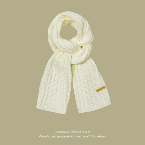 Chunky Rib-Knit Scarf