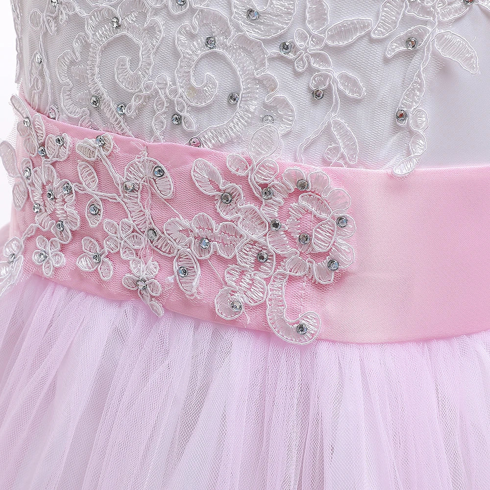 White Lace First Communion Dress