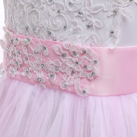 White Lace First Communion Dress