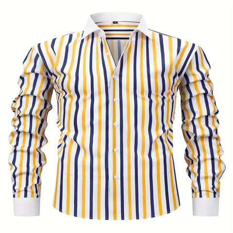 Stripes Business Casual Shirt