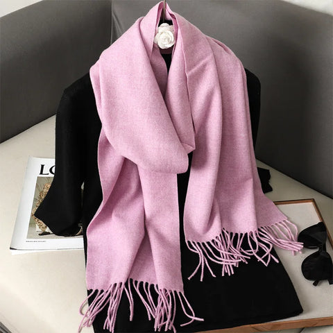 Soft Solid Winter Scarf