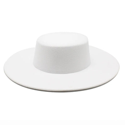 Wide-Brim Felt Hat