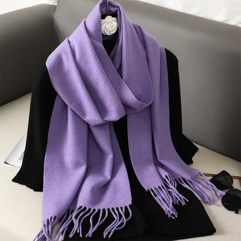 Soft Solid Winter Scarf