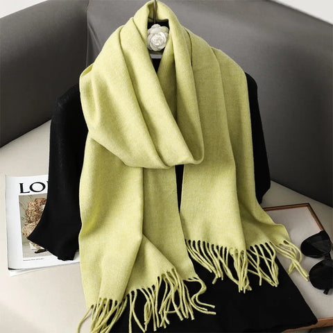 Soft Solid Winter Scarf