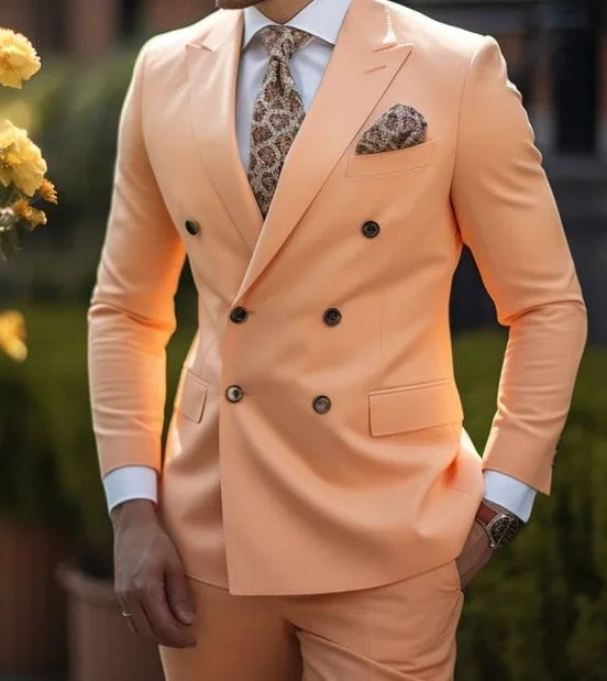 High Quality Double Breasted  Men's Suits