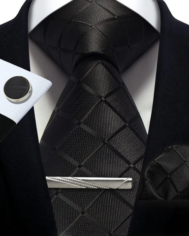 Tie, Clip & Pocket Square Set