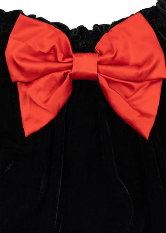 Girls' Velvet Holiday Party Dress