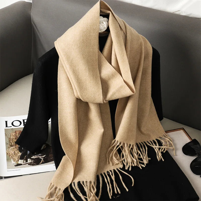 Soft Solid Winter Scarf