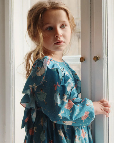 Girls' Velvet Holiday Party Dress