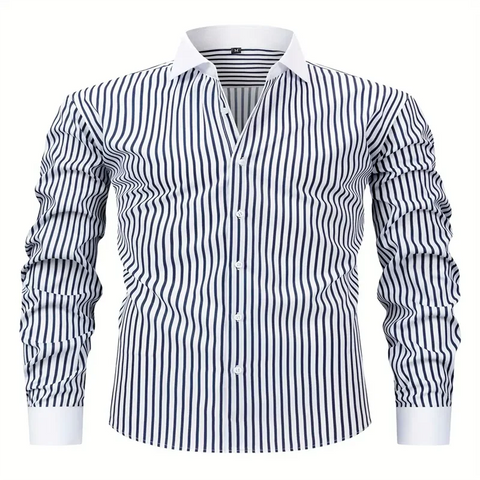Stripes Business Casual Shirt