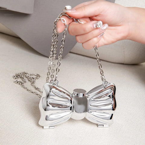 Gold Bow Evening Bag