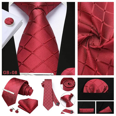 Tie, Clip & Pocket Square Set