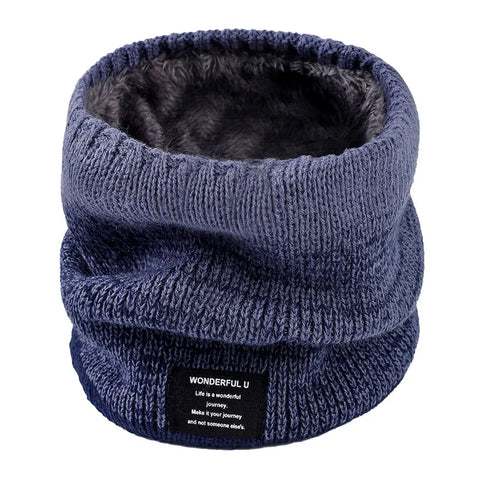 Fleece-Lined Knit Neck Warmer