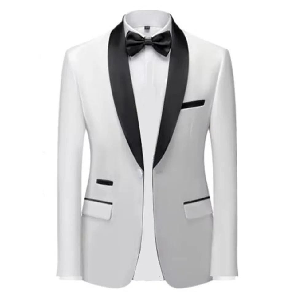 Velvet Shawl-Collar Blazer