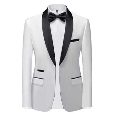 Velvet Shawl-Collar Blazer