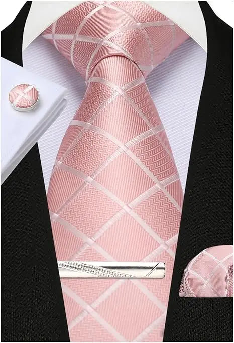 Tie, Clip & Pocket Square Set