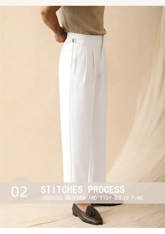Relaxed Pleated Trousers