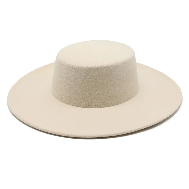 Wide-Brim Felt Hat