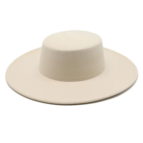 Wide-Brim Felt Hat