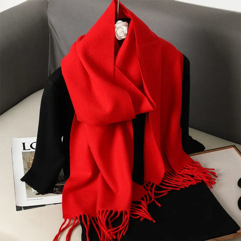 Soft Solid Winter Scarf