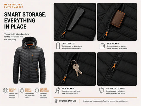 Hooded Puffer Jacket